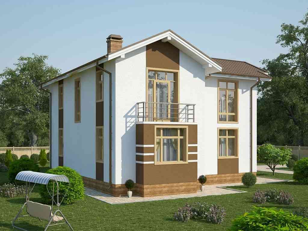 Проекты домов с мансардой: бесплатно чертежи и фото | Home-ideas.ru